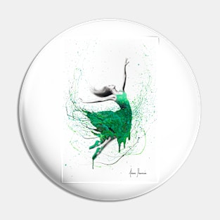 Green Fashion Dancer Pin