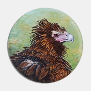 "Don't Ruffle My Feathers"  Wedge-tailed Eagle Pin