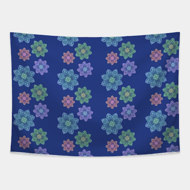 Rain of Mandalas Tapestry by Shine Design Blossom