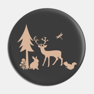 Forest Friends Pin