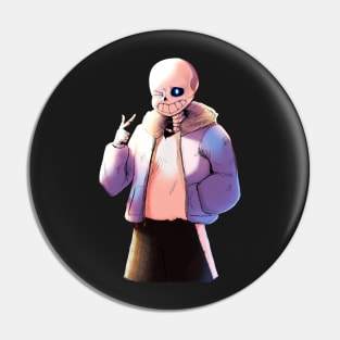 Sans Undertale graphic Pin