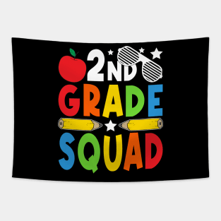 2nd Grade Squad Teachers Boys Girls Funny Back To School Tapestry