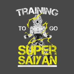 Training To Go Super Saiyan V2 T-Shirt T-Shirt