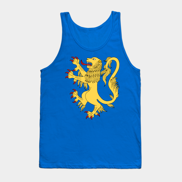 Lion Rampant - Lion - Tank Top | TeePublic UK