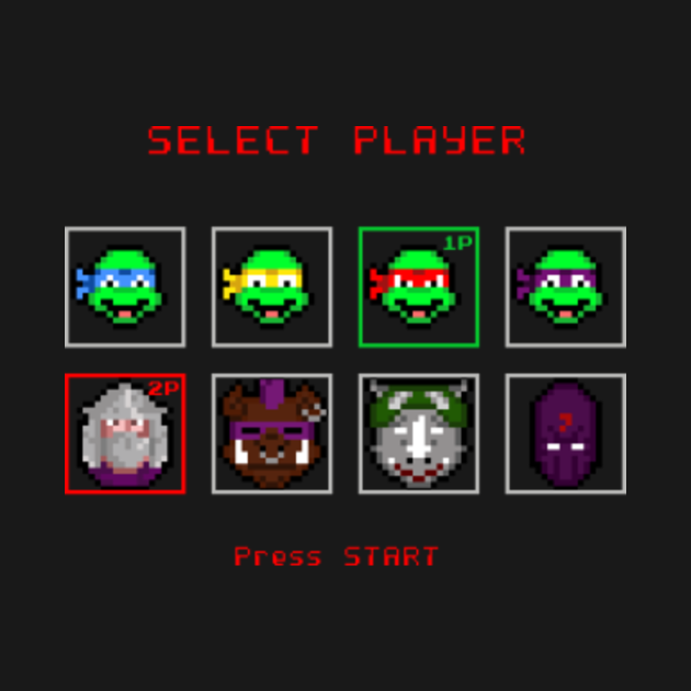 Ninja Turtles - Select Player
