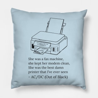 Fax Machine Pillow