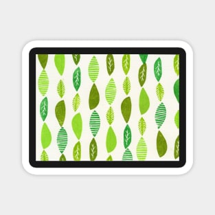 Leaves in Lines Magnet