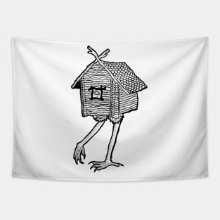 Baba Yaga Hut Tapestry