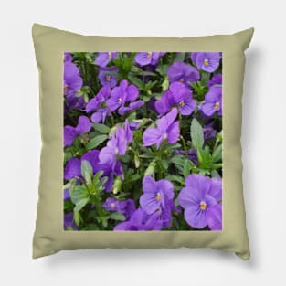 Purple flowers Pillow