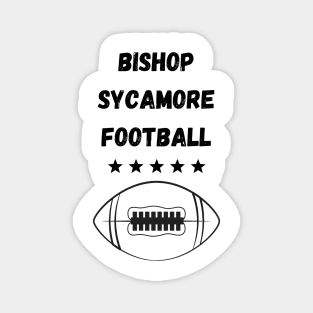 Bishop Sycamore Football (black logo) Magnet