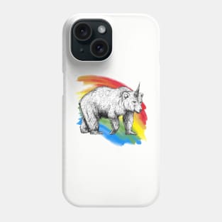 Rainbow bearicorn Phone Case