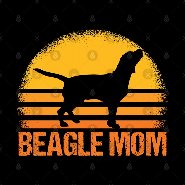 Retro Beagle Mom Pet Lover Dog Breed Dog Lover by sBag-Designs