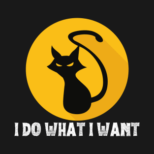 Black Cat Lover Motivation T-Shirt