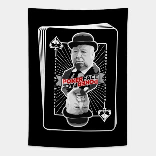 HITCHCOCK - POKERFACE - DECK OF PLAYING CARDS Tapestry