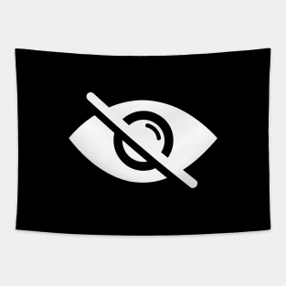 No Eye prohibition symbol Tapestry