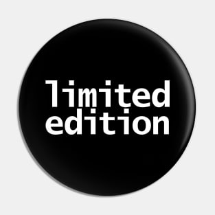 Limited Edition Funny Typography Pin