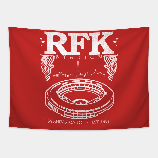 RFK Stadium Defunct Washington Sports Arena Tapestry by darklordpug