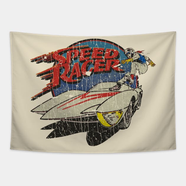 SPEED RACER MACH 5 70S -VINTAGE RETRO STYLE Tapestry by lekhartimah