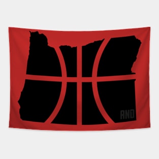 Portland Basketball Tapestry