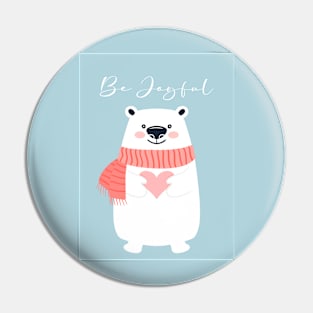 Be joyful Pin