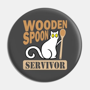 Wooden Spoon Survivor Pin