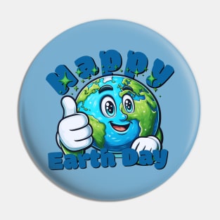 Happy Earth day Pin