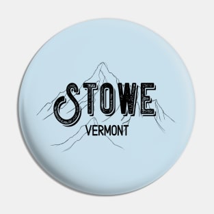 Stowe Vermont Gift for East Coast Lovers Pin