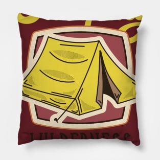 Let's Go Camping Pillow