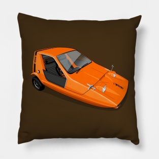 Bond Bug in orange Pillow