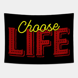 CHOOSE LIFE - WHAM! Tapestry