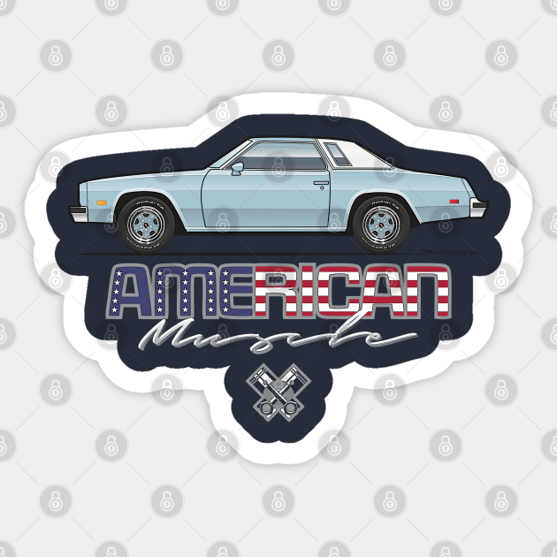 Light Blue - Olds Cutlass Supreme - Sticker | TeePublic