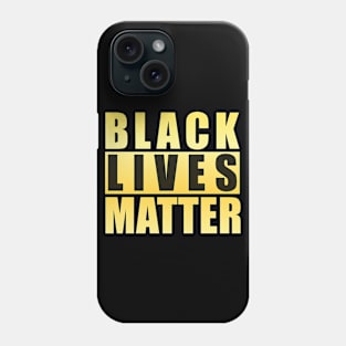 Black Lives Matter Golden Phone Case