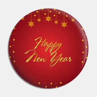 Happy New Year Pin