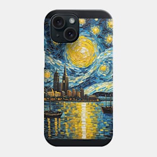 Vincent van Gogh starry night style Sydney Phone Case