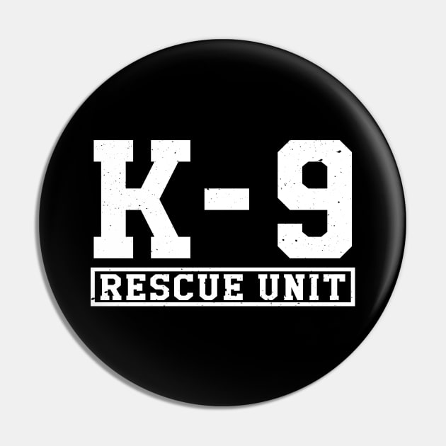 K-9 Rescue Unit Pin by KC Happy Shop