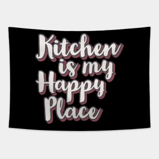 Kitchen is my happy place Tapestry