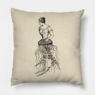 Vintage medusa ballerina Pillow