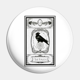 The Raven Tarot Card Pin