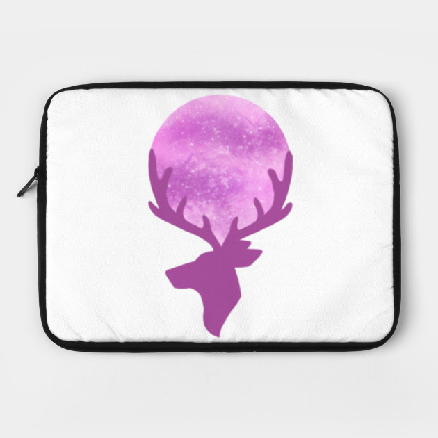 Pastel Pink Space Deer