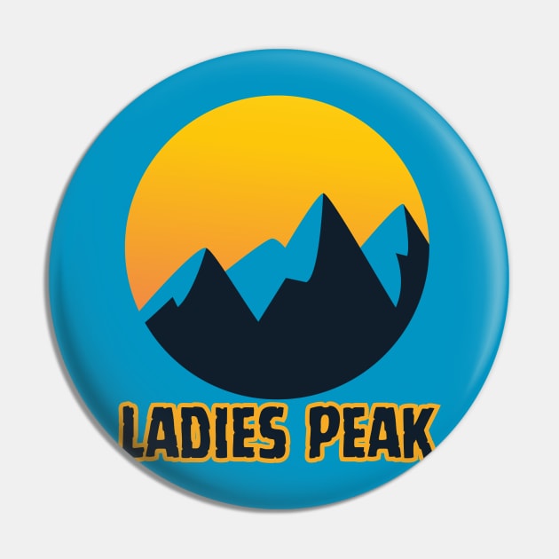 Ladies Peak Pin by Canada Cities