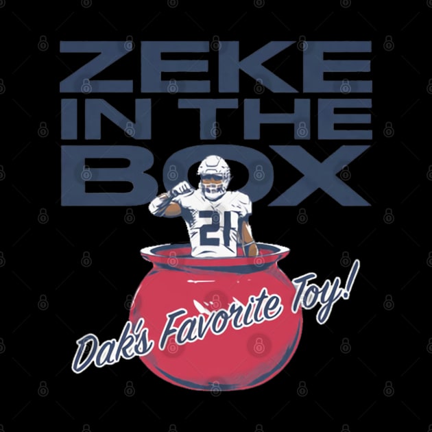 Ezekiel Elliott & Dak Prescott Zeke In The Box by Chunta_Design