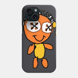 Niña ojos de botón - pashones Phone Case