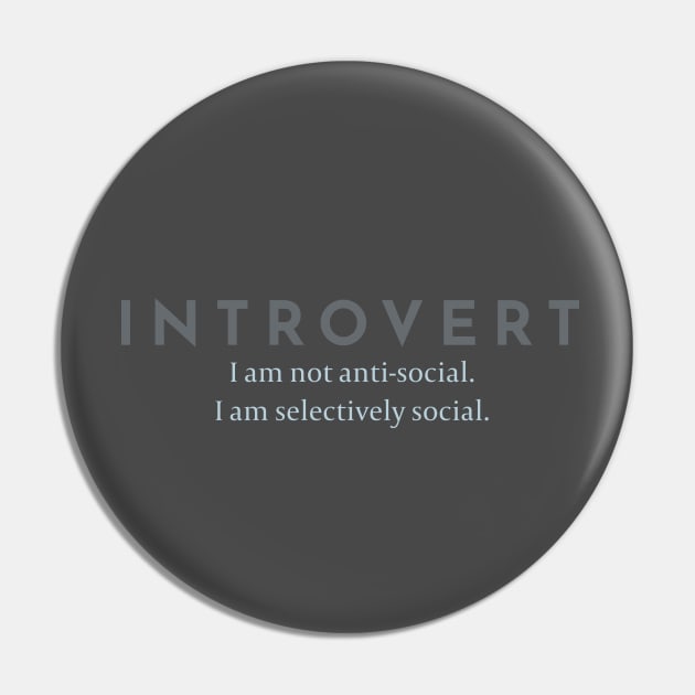 Introverted: On Being Selectively Social Pin by Stonework Design Studio