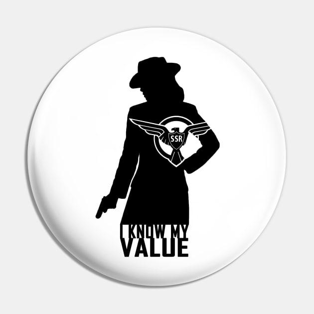 I Know My Value Pin by fanartdesigns