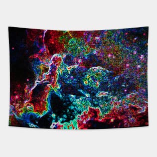 Black Panther Art - Glowing Edges 498 Tapestry