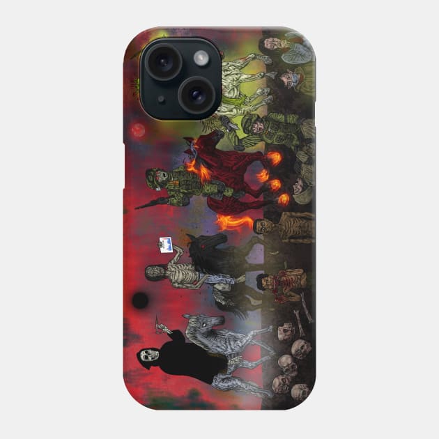 THE FOUR HORSEMEN OF THE APOCALYPSE Phone Case by OLIVER HASSELL