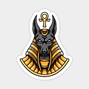 Anubis And Ankh Magnet