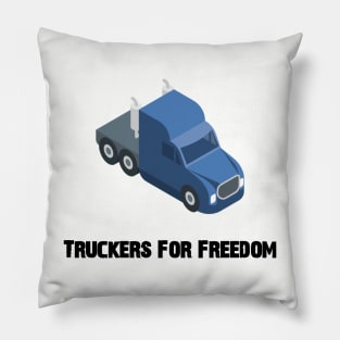 Truckers For Freedom Pillow