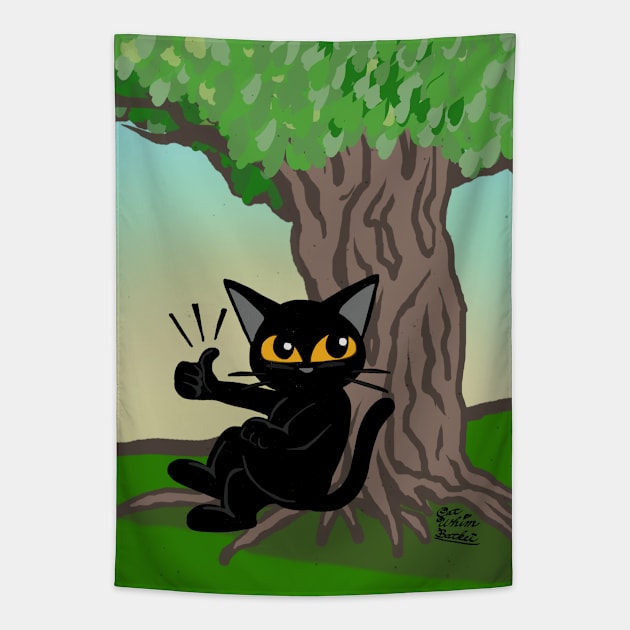 Shade of tree Tapestry by BATKEI