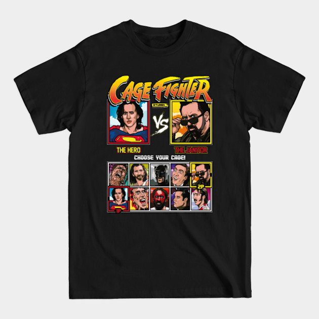 Cage Fighter 2 Turbo - Nicolas Cage - T-Shirt